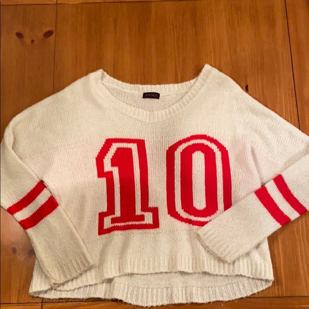 Lf oversized varsity sweater